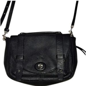 Coach Black Leather Shoulder Bag